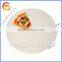 15 " round cordierite pizza baking stone with cutter