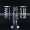 Most popular special design wedding crystal cake stand manufacturer sale