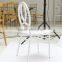 Foshan furniture Steel stackable white chiavari wedding chairs