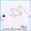 Best S925 Sterling Silver Druzy Cabochons Necklace Heart 8mm Natural Drusy Agate Stone Pendants