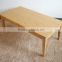 Living room Elegant nice modern square bamboo Coffee table