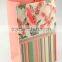 Printed Foldable Gift Bag With Stripe Patterns/ Shopping Paper Bag