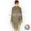 Ladies Shawl Wholesale Combination Pattern Turtleneck Knitting Wool Fringe Poncho Shawl Scarf