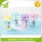 Plastic Cup Double Wall Material Ice Cream Cup With Straw