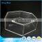high quality large clear transparent acrylic storage box