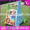 Wholesale best design multi push along wooden baby walking toys W08J001
