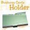 Aluminum Business Name Credit ID Card Case Holder