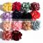 handmade singe fabric flower clip for kids hair accessories