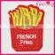 New Design Pretty French Fries Embroidery Patch Fabric Craft WEF-175