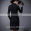 High Quality Elegant Name Brand Winter Long Trench Coats for Woman