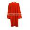 Different colors graduation gown disposable