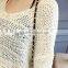 New Fashion Stripes Ladies Winter Turtleneck Knitted Sweater, Korean Female T-shirt Sweater Shirt Pierced