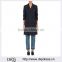 Customized Lady Padded-shoulders Wool Double-breasted Coat