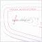 Kearing brand manufacture vary form curve ruler,quilting rulers and templates,professional sewing curve ruler#6405