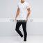 Guangzhou Custom Short Sleeve Crew Neck White Men's 100% Cotton 200gsm Soft Touch Jersey Comfortable Fit Casual Blank T-Shirt