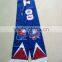printed football soccer scarf