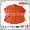 100% COTTON OEN SERVEICE LONG SLEEVE ORANGE PLAIN COLOUR HIVIS DRILL WORK SHIRT WITH MESH UNDERARM