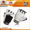 Leather Half finger gloves Mesh Back wheel chair gloves