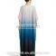 Latest designs manufacturer 100% polyester ladies printed dress gown
