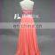 China Manufacturer One Shoulder Chiffon Beading Floor Length Prom Dress For Sale