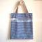 Amazon hot sale horizontal stripe cotton tote bag shoulder bag