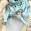 Embellish Infinity Pink Floral Printed Scarf Soft Yarn Muffler Simple Oblong Scarves