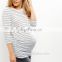 Custom Design 3/4 Sleeve Latest Blouse Designs Pregnancy Clothes Wholesale Maternity Clothes