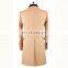 Stylish Custom Full Lenght Fitted Mens Camel Trench Coat Wool