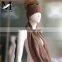 Wholesale Knitted Wool Cashmere Scarves Raccoon Fur Pom Hat Scarf Combination
