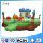 customized inflatable dinosaur play ground, inflatable jungle play station for kids