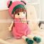 wholesales wearing dress girl soft doll plush toy stuffed toy girl gifts
