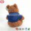 Ecuador brown high quality teddy bear wear hoody cute best gift kids toy