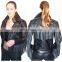 New style slim and smart genuine lamb leather jackets for women with big collar, Pakistan