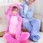 Stitch Doll Cartoon Flannel Conjoined Polyester Pajamas