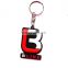 Summer promotional items football metal keychain for world cup brazil
