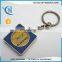 Enamel trolley keychain coin for supermarket trolley coin
