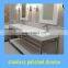 custom hotel bathroom washstand of stainless steel high shine chrome