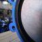 DIN standard PN10 vertical gear lug butterlfy valve DN200
