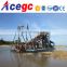 Professional sand/gold mining machinery dredging boat supplier for sale