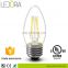 120V 230V 2w 4w 6w CRI90 C32 C35 Dimmable e12 Filament LED Candelabra Light Bulbs