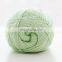 Soft acrylic and nylon blended crocheting yarn for baby