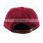 Wholesale custom leather patch hat corduroy snapback