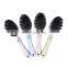 New Design Pet Deshedding Tool Grooming Comb Double Sided Pin Brush with Silicone Hand Pet Dog Comb