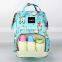 Fashion Diaper Bag Backpack Water Resistant Baby Bag for Women Girls Mum