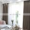 Wholesale Luxury Thickening High Density Solid Polyester Full Shading Soundproof Blackout Fabric Finished Curtain