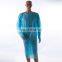 Disposable Ppe Waterproof Protective Gown 25gsm CPE with Fluid Resistant Thumb Loop Isolation Gowns