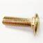 Carbon steel stainless steel round head carriage bolts square neck din603 grade 10.9 mushroom head bolt