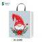 Luxury Cheap Wholesale Custom Logo White Cardboard Christmas Gift Bag Clothes Shopping Bag