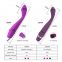 Drop shipping OEM ODM Female silent rechargeable silicone sex toy g spot stimulation vibrator for vagina