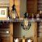 Retro Industrial Style Iron Cage Pendant Light for Decorate